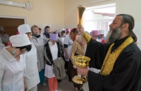 В областном клиническом противотуберкулезном диспансере освятили молитвенную комнату