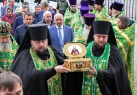 В Курск прибыл ковчег с частицей мощей преподобного Сергия Радонежского
