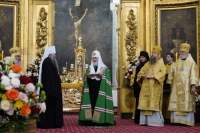 Предстоятель Русской Православной Церкви совершил освящение Воскресенского собора в Арзамасе