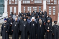 Архиереи и духовенство Патриаршего экзархата Африки приняли участие в богослужении в Троице-Сергиевой лавре