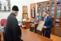 Митрополит Герман встретился с руководителем экспертно-аналитического управления Патриаршей комиссии по вопросам семьи, защиты материнства и детства