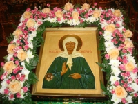 Пребывание иконы святой блаженной Матроны Московской в Курчатове
