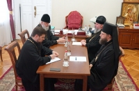 Состоялся Архиерейский совет Курской митрополии 