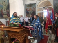 Казачья присяга в храме во имя святого великомученика Никиты Медвенского района