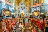 Митрополит Герман сослужил Предстоятелю Русской Православной Церкви в день тезоименитства Его Святейшества