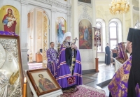 В день 30-летия архиерейской хиротонии митрополит Курский и Рыльский Герман совершил благодарственный молебен