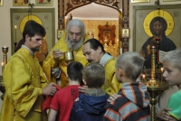 Престольный праздник в детском православном лагере 