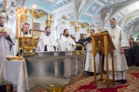 Праздник Святого Богоявления встретили в Курске