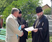 Владыка Герман ознакомился с ходом восстановительных работ храмов Курской епархии