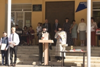 Торжественная линейка, посвященная Дню знаний в Сободинской школе