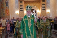 В день своего тезоименитства митрополит Герман возглавил богослужение в Сретенском храме города Курска