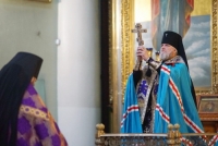 В день своей архиерейской хиротонии митрополит Герман совершил Благодарственный молебен