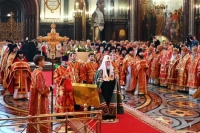 Митрополит Герман сослужил Предстоятелю Русской Православной Церкви в день тезоименитства Его Святейшества 