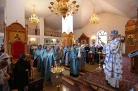 Престольный праздник в женском Большегнеушевском монастыре во имя Казанской иконы Божией Матери 