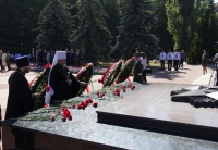 Возложением венков и цветов завершились торжества по случаю 72-й годовщины победы в Курской битве