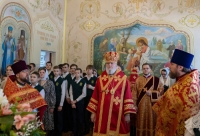 В Курской православной гимназии прошли праздничные торжества в день памяти преподобного Феодосия Печерского