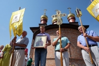 Единственный храм Курской епархии в честь святого равноапостольного князя Владимира отметил первую годовщину
