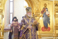В Неделю 2-ю Великого поста митрополит Герман совершил Божественную литургию в Сретенском  храме