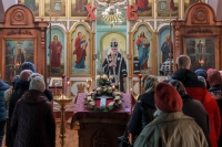 Архиерейское богослужение в Михайловском храме Курска