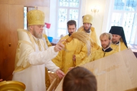 Митрополит Герман совершил чин великого освящения семинарского храма